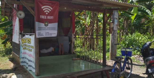 Pemerintah Desa Bangun 13 Titik Wifi Gratis di 13 RT