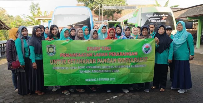 38 Orang Ikuti Kegiatan Studi Tiru di Desa Blenderan Wonosobo untuk Pogram Ketahanan Pangan