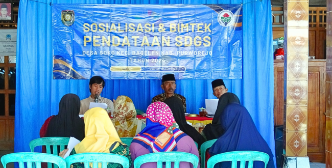 Sosialisasi dan Bimtek SDGS di Desa Soko: Langkah Awal Menuju Perencanaan Desa yang Lebih Baik