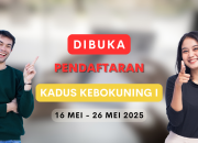 Pendaftaran Kadus Kebokuning 1 Dibuka, Ini Syarat dan Jadwal Pendaftarannya