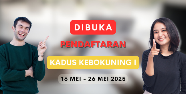 Pendaftaran Kadus Kebokuning 1 Dibuka, Ini Syarat dan Jadwal Pendaftarannya