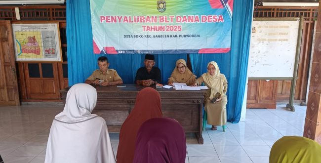 Pemerintah Desa Soko Salurkan BLT Dana Desa bulan April kepada 5 KPM